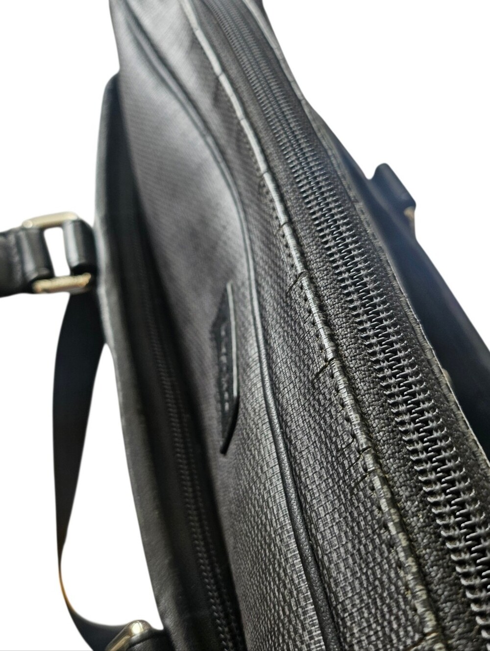 COACH Heritage Check 2-Way Slim Briefcase / Laptop Bag Style F71389 - Picture 7 of 14